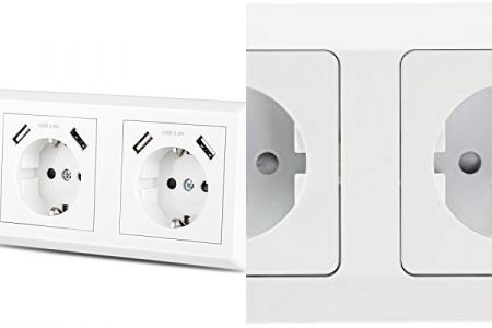 enchufes dobles manli