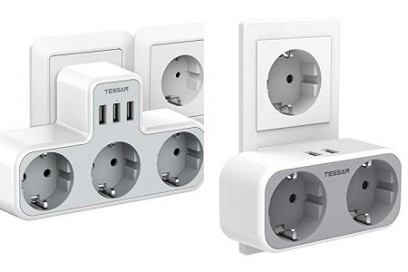 enchufes ladrón con usb