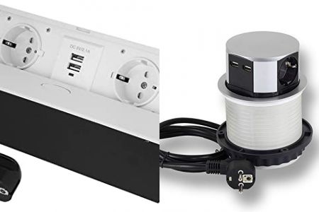 enchufes retráctiles