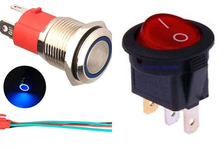 interruptores redondo 220v