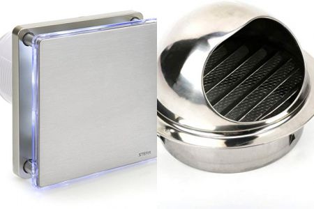 extractores de baño de acero inoxidable