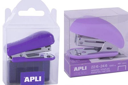 grapadoras lilas