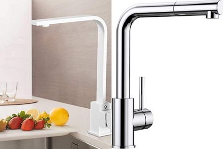 Grifos de cocina color blanco