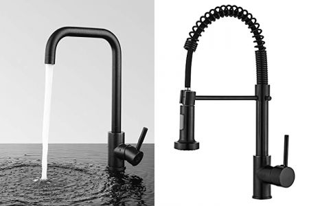 grifos de cocina color negro