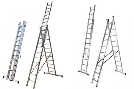 escalera de aluminio extensible casulo