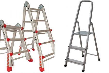 escaleras de aluminio articuladas plegables