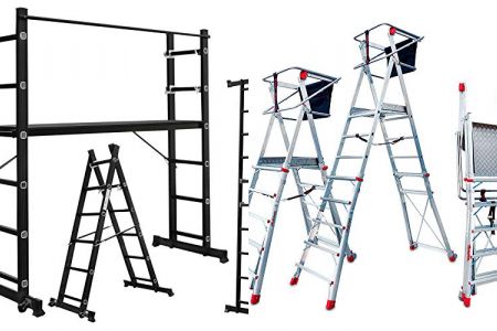 escaleras de aluminio con ruedas