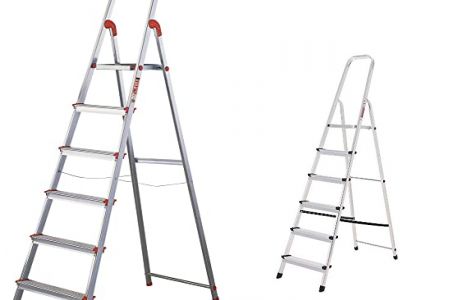 escaleras de aluminio de 6 peldaños