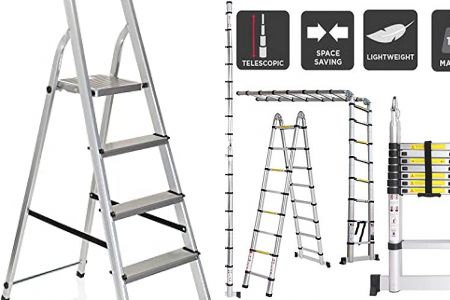 escaleras de aluminio de 7 escalones