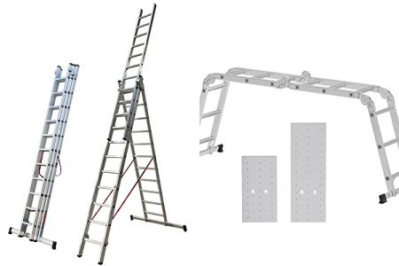 escaleras de aluminio plegables wolketon