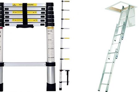 Escaleras de madera abatibles