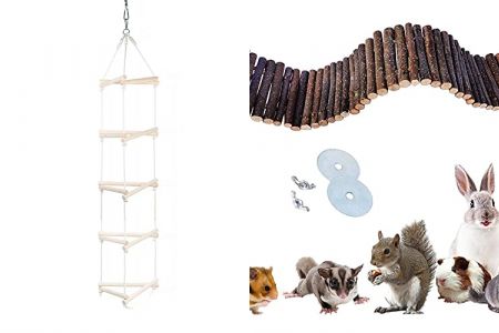 escaleras de madera colgantes