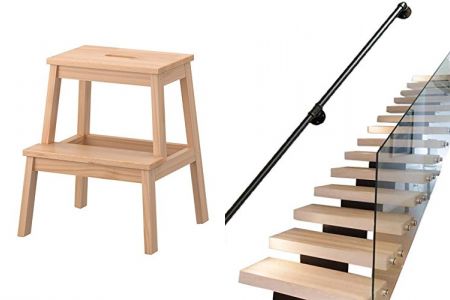 escaleras de madera de altillo