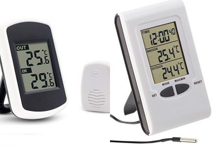 termómetros digital exterior e interior